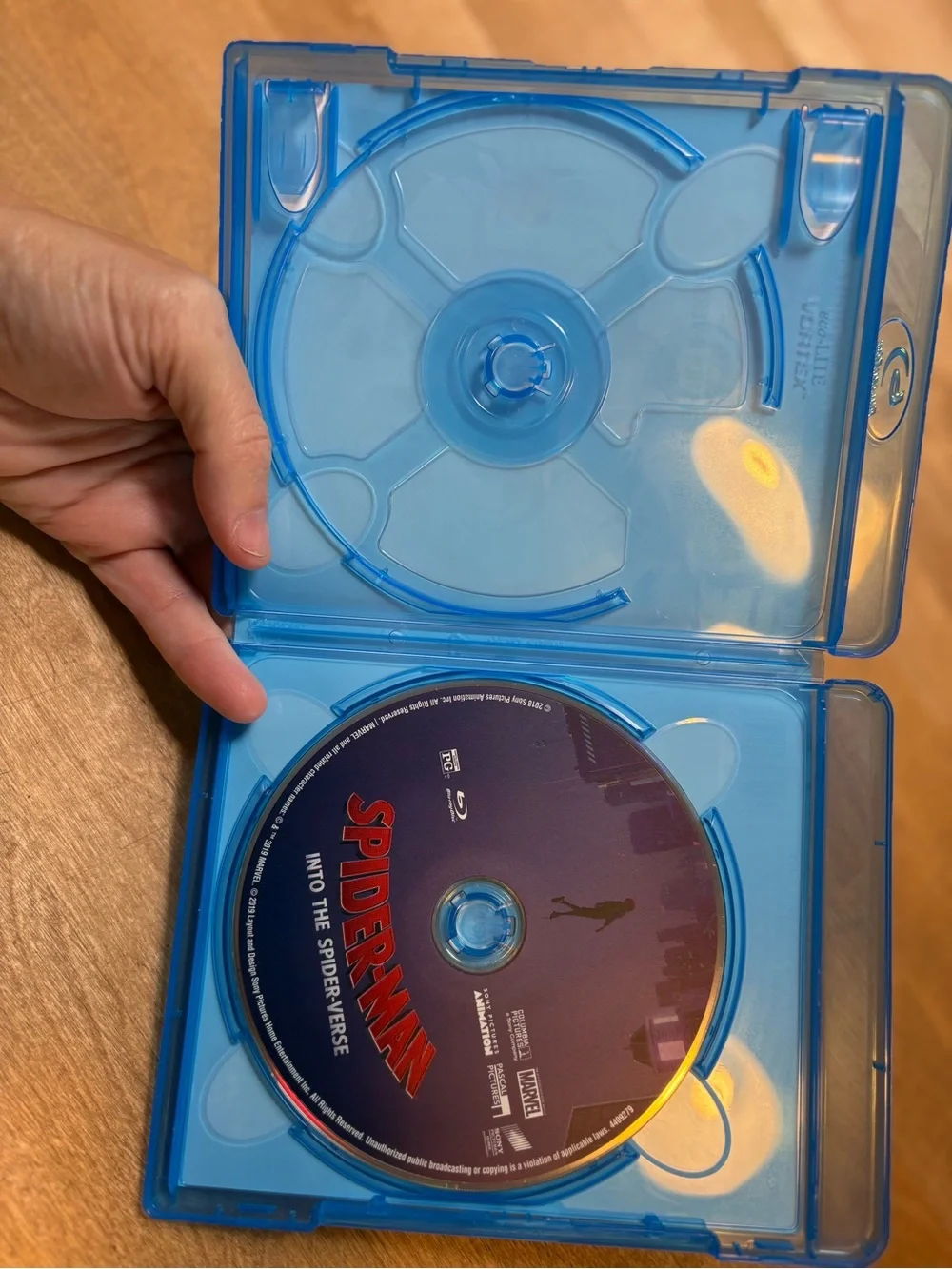 Sony Spider-Man: Into the Spider-Verse Blu-ray Marvel Cartoon Animated
